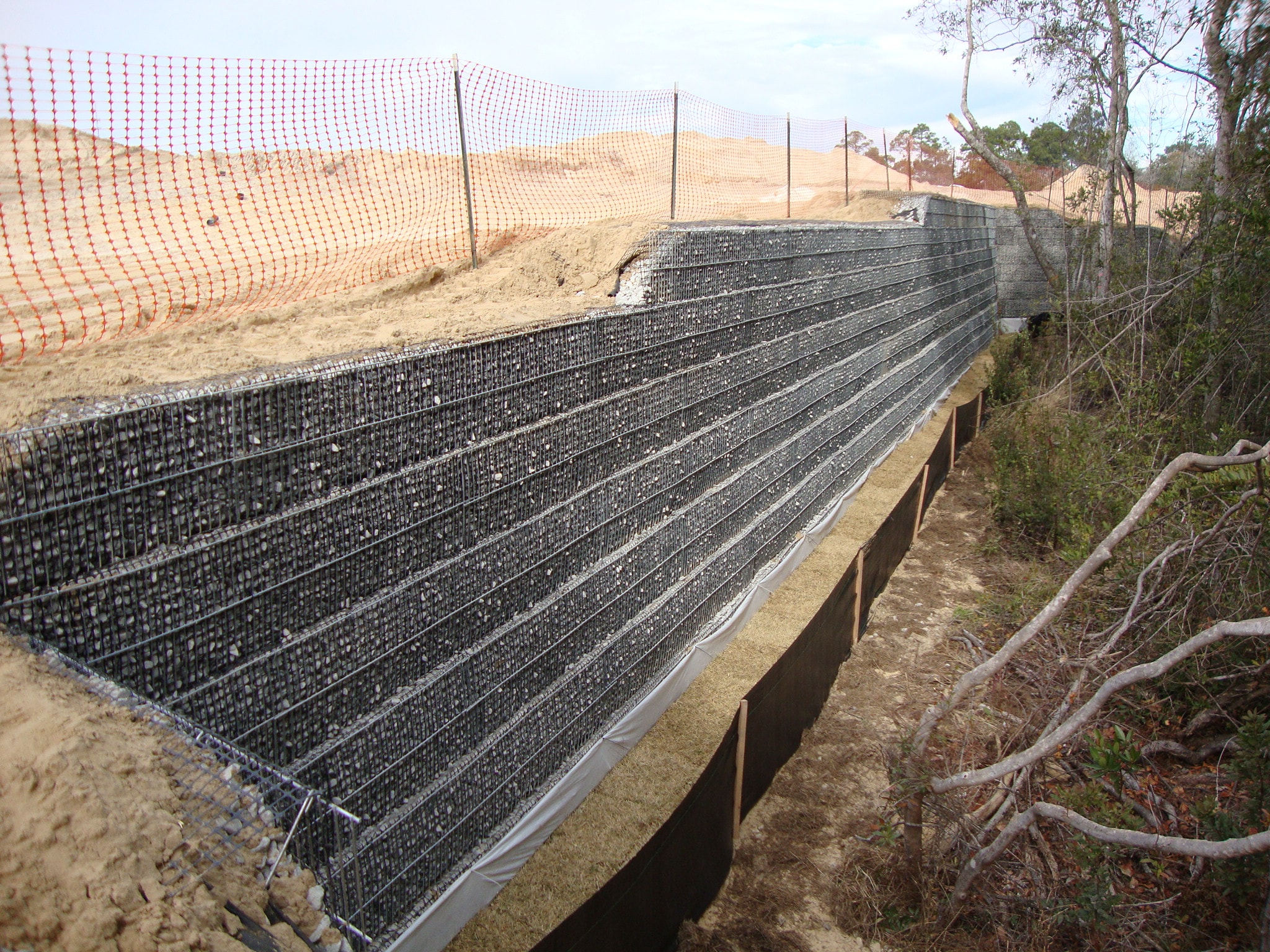 MSE Wire Form Retaining Walls